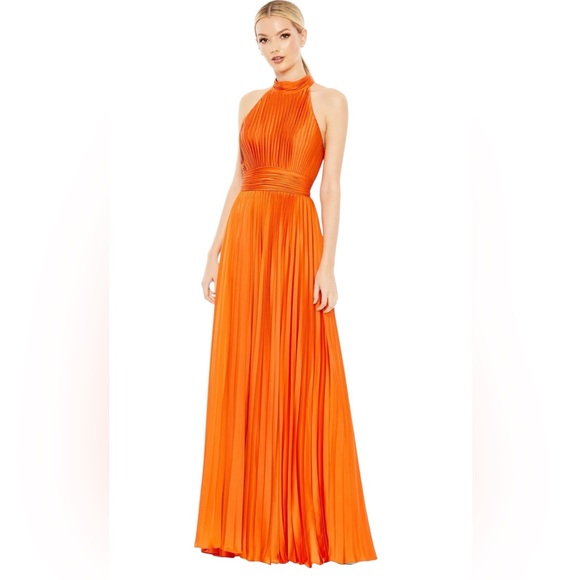 NWT,MAC DUGGAL 26992 DRESS $498.00 Sunshine color - Picture 1 of 3